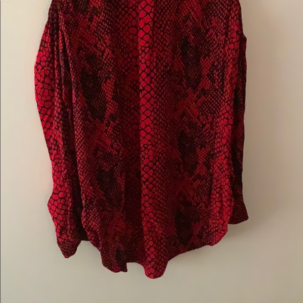 ANA snakeskin print button down - Picture 8 of 8